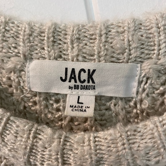 Cozy Knit Sweater w/ Button Detailing on Back - Picture 3 of 4